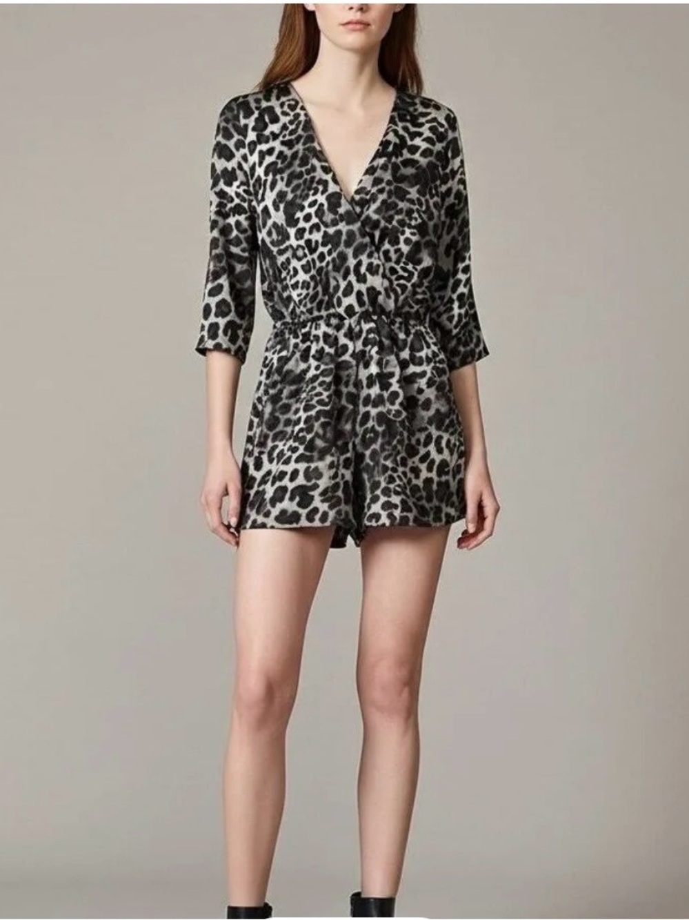 Leopard Print Romper